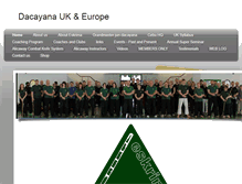 Tablet Screenshot of dacayanauk.co.uk